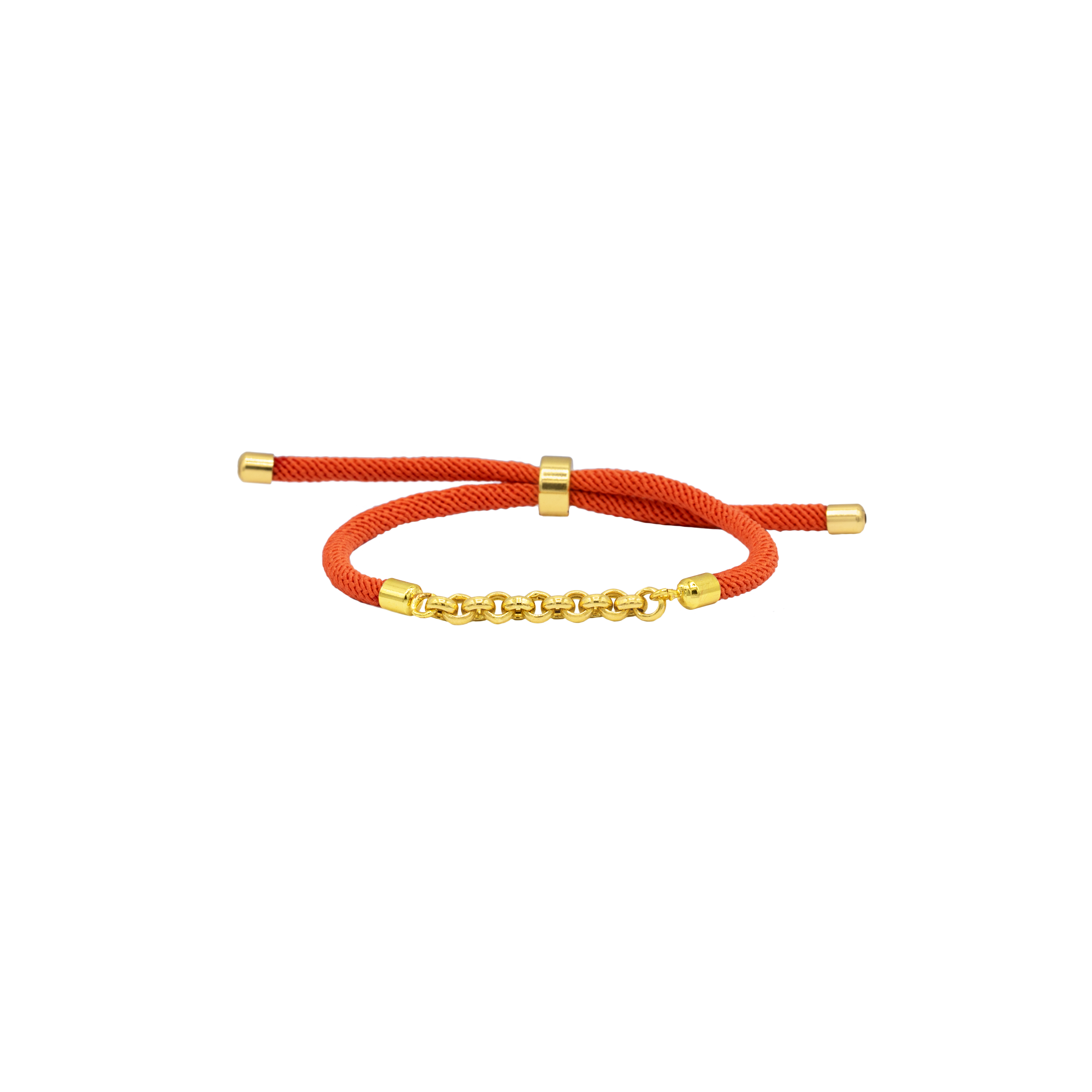 دستبند رولو و بند طنابی (12 حلقه) - الی گلد گالری