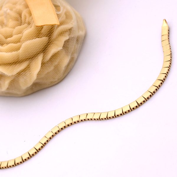 دستبند آینه ای مربع 1 - الی گلد گالری