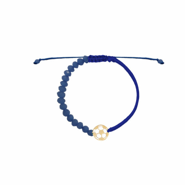 دستبند توپ فوتبال و بافت و سنگ کاربنی