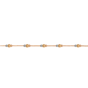 دستبند توپی زنجیری البرناردو ظریف - الی گلد گالری
