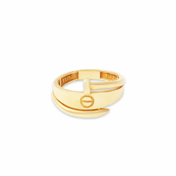 انگشتر میخ کارتیه و لاو ترکیبی