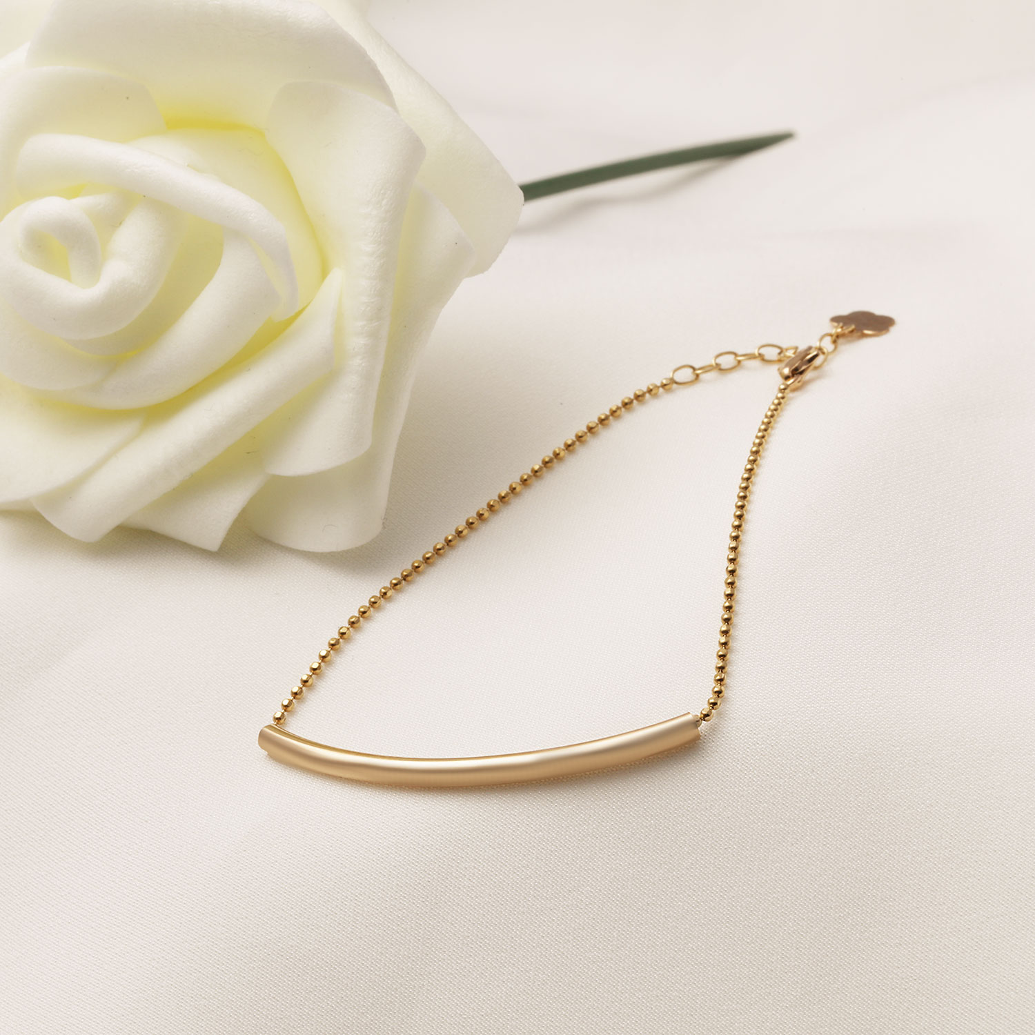 دستبند لوله ای خم و 2بال