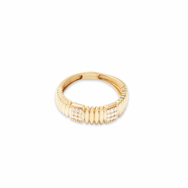 انگشتر نبات و دو مربع نگینی