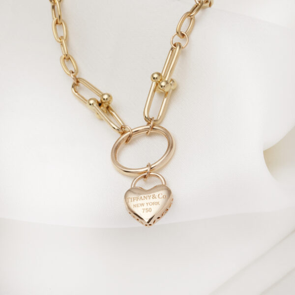 دستبند سوپرلایت تیفانی قلب تیفانی جدید