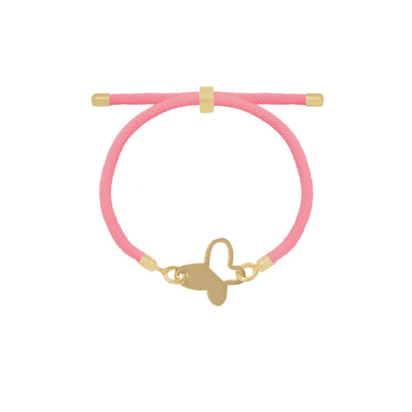 دستبند شاپرک و بند طنابی