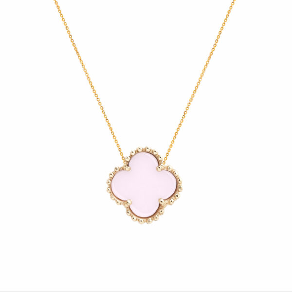 گردنبند طرح ونکلیف پینک بزرگ