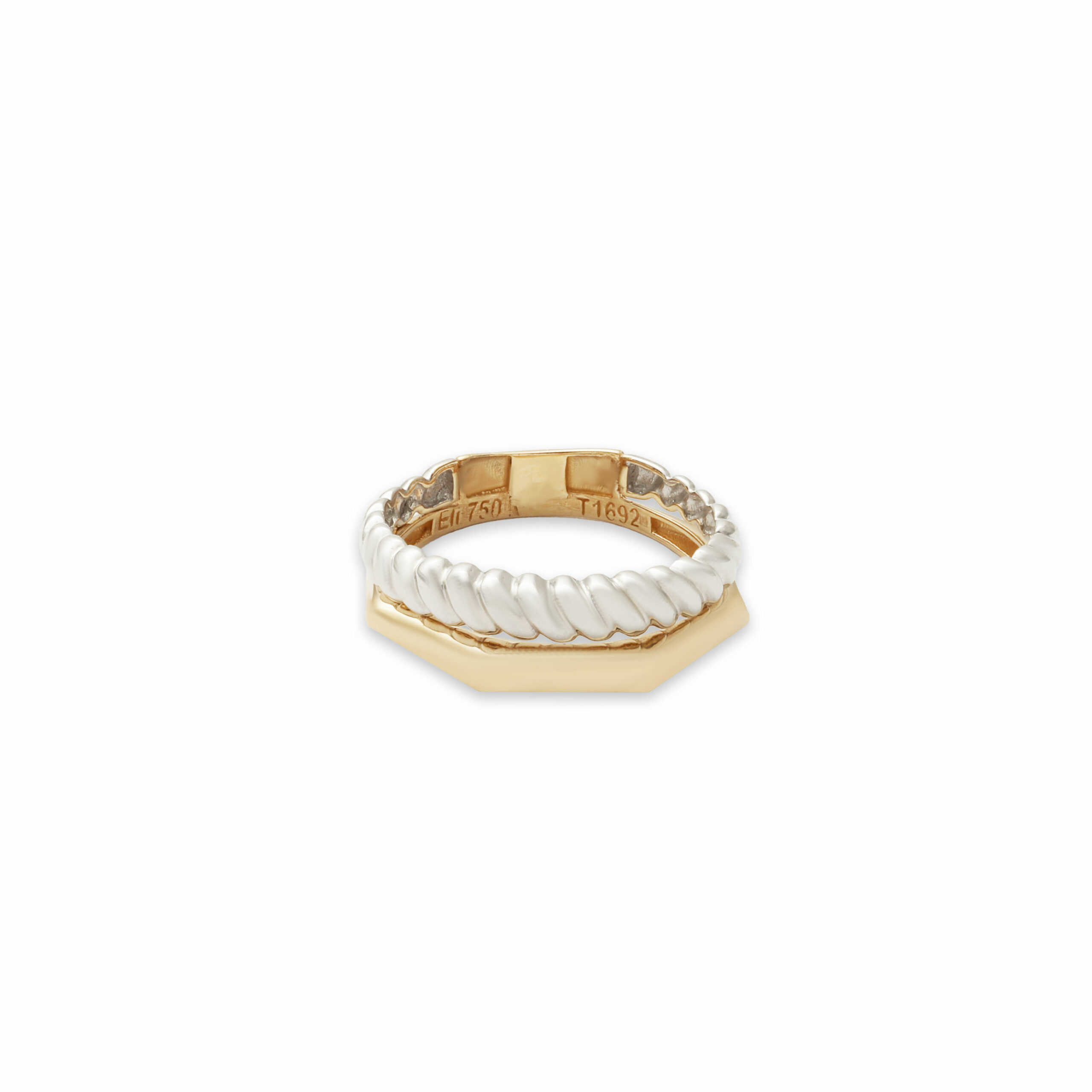 انگشتر-پورتوفینو-دو-لاین-دو-رنگ انگشتر پورتوفینو دو لاین دو رنگ