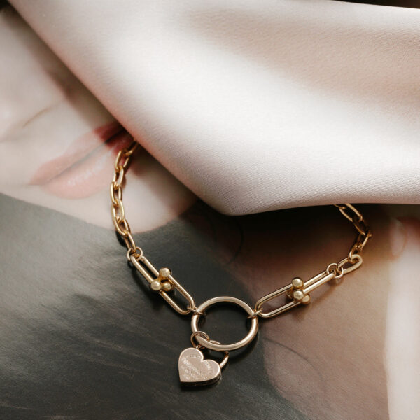 دستبند سوپرلایت تیفانی قلب تیفانی تخت جدید