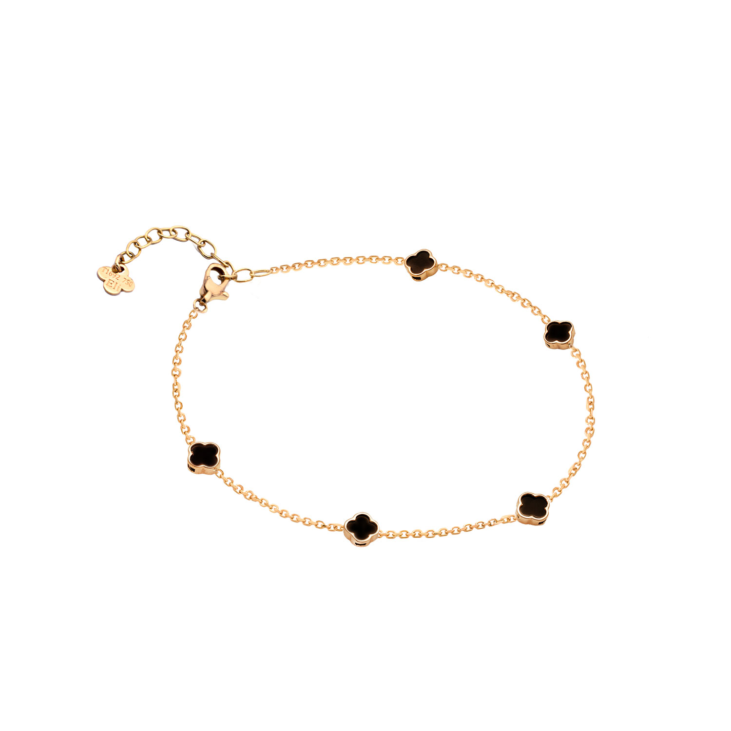 دستبند-پنج-ونکلیف-سنگ-ظریف دستبند پنج ونکلیف سنگ ظریف