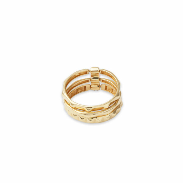 انگشتر سه لاین نیزه ای ترکیبی