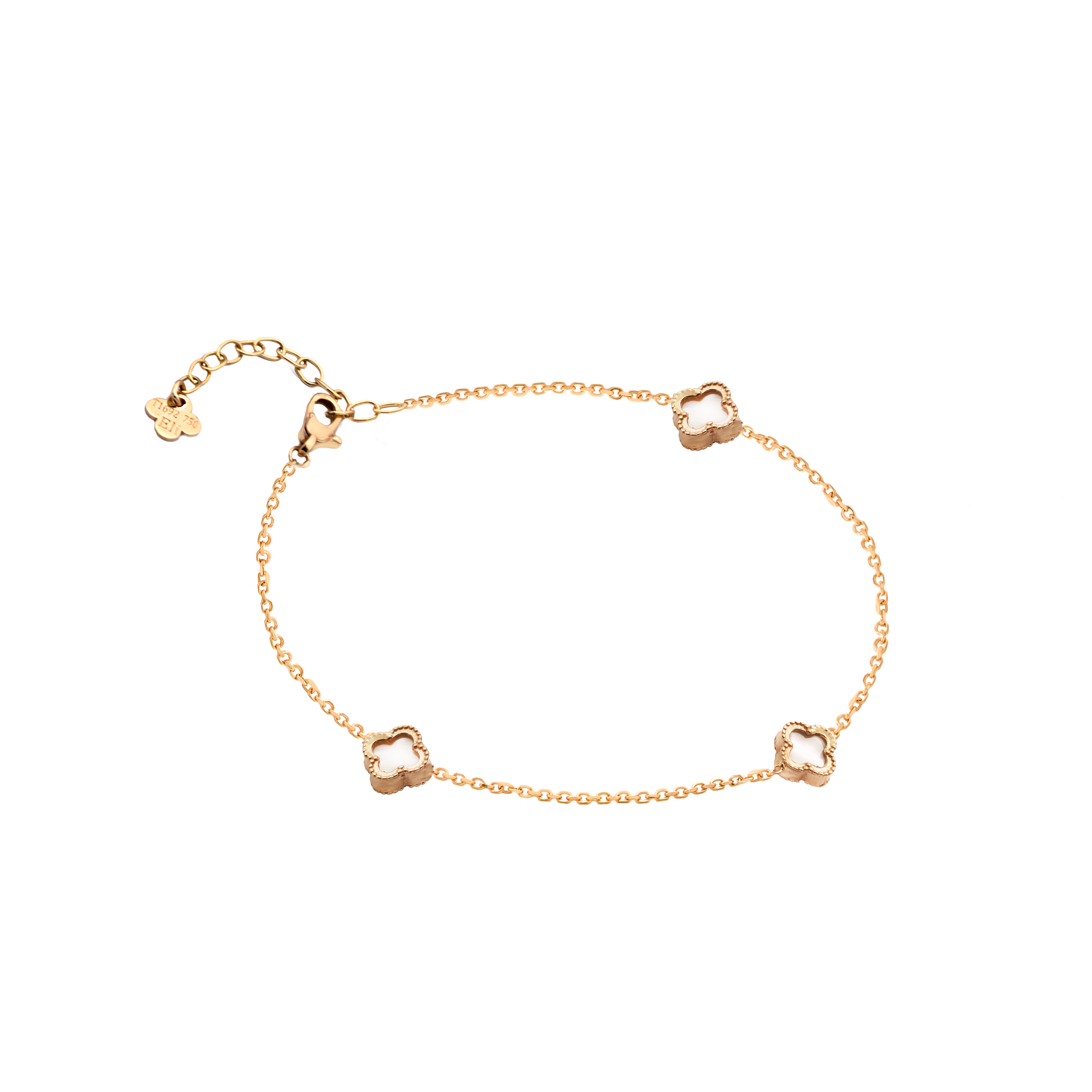 دستبند-طرح-ونکلیف-صدف-سه-تایی-ظریف1 دستبند طرح ونکلیف صدف سه تایی ظریف