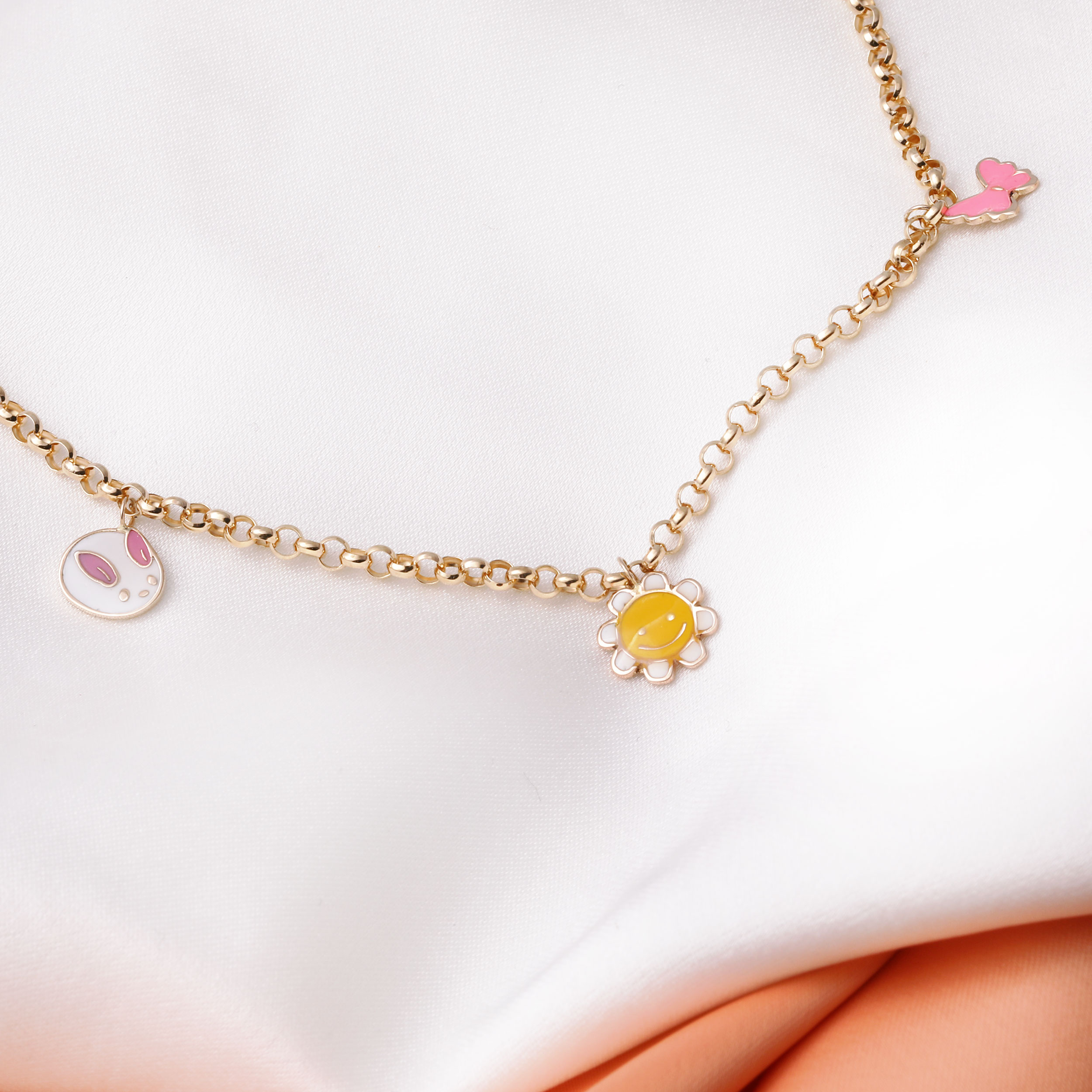 گردنبند-هپی-گاردن-و-رولو-ظریف-بچه-گانه