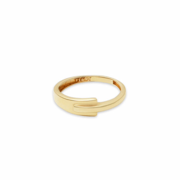 انگشتر خط پهن و باریک