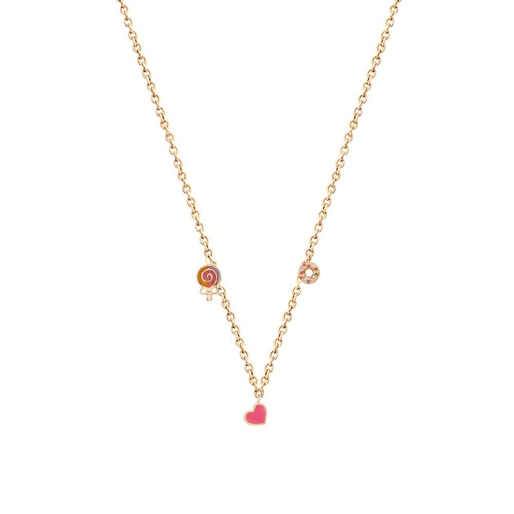 گردنبند-قنادی-جدید-بچه-گانه گردنبند قنادی جدید بچه گانه