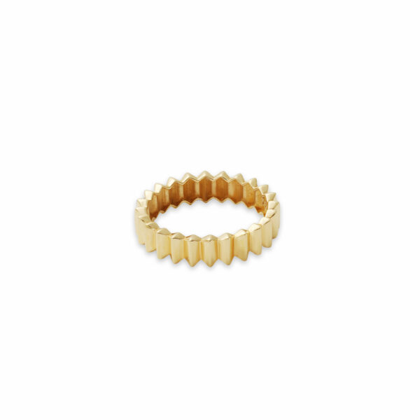 انگشتر پلیسه برجسته