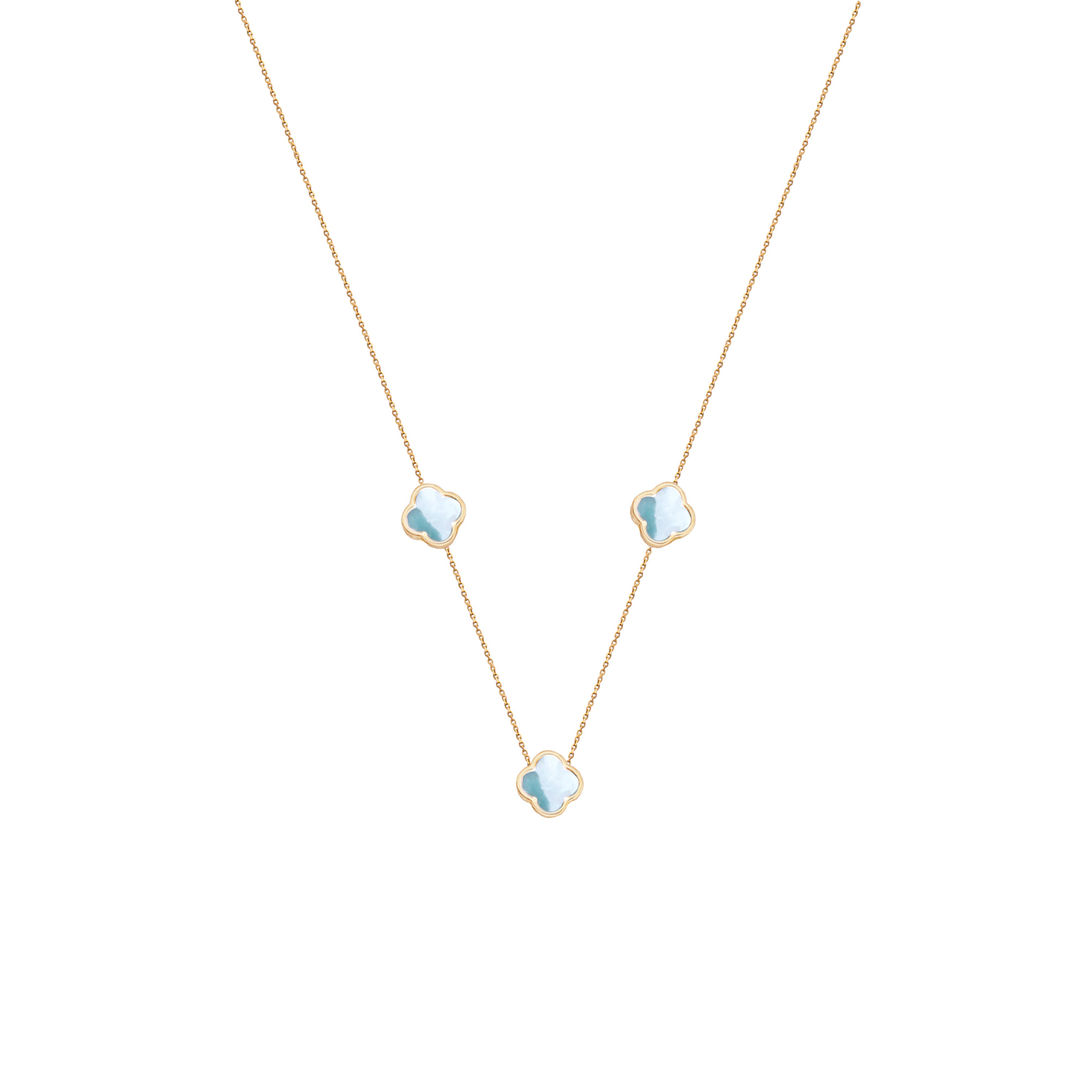 گردنبند-سه-ونکلیف-فیلی-ظریف گردنبند سه ونکلیف فیلی ظریف