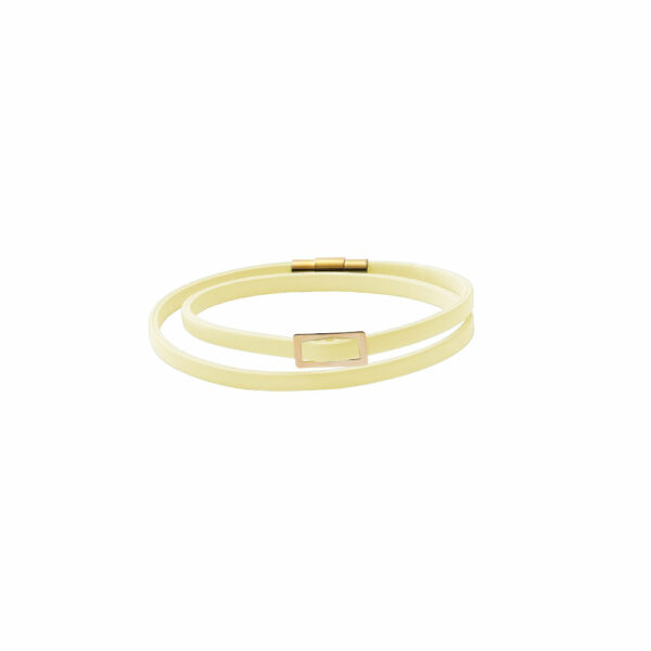 دستبند زنانه بادمجانی LN601