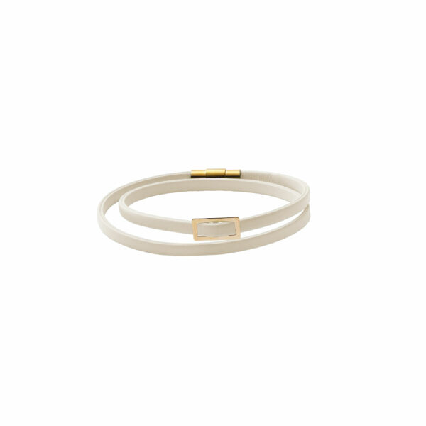 دستبند زنانه کرم LN601