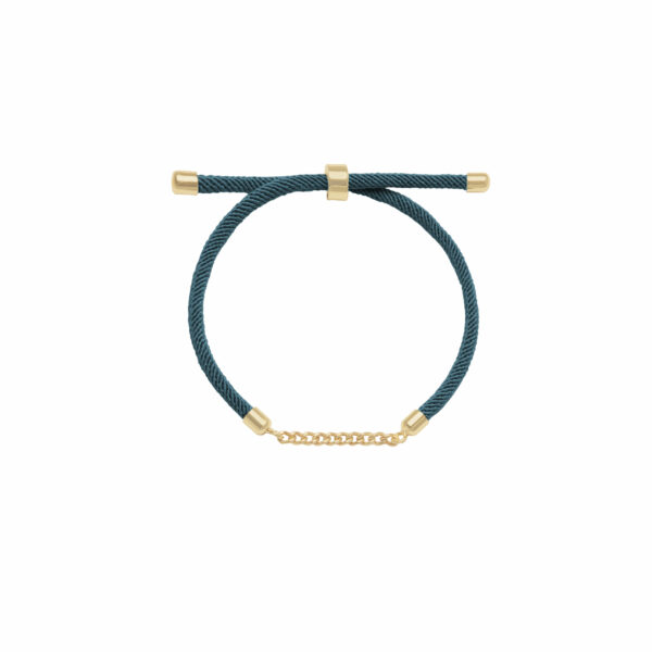 دستبند کارتیه و بند طنابی فیلی (10 حلقه)