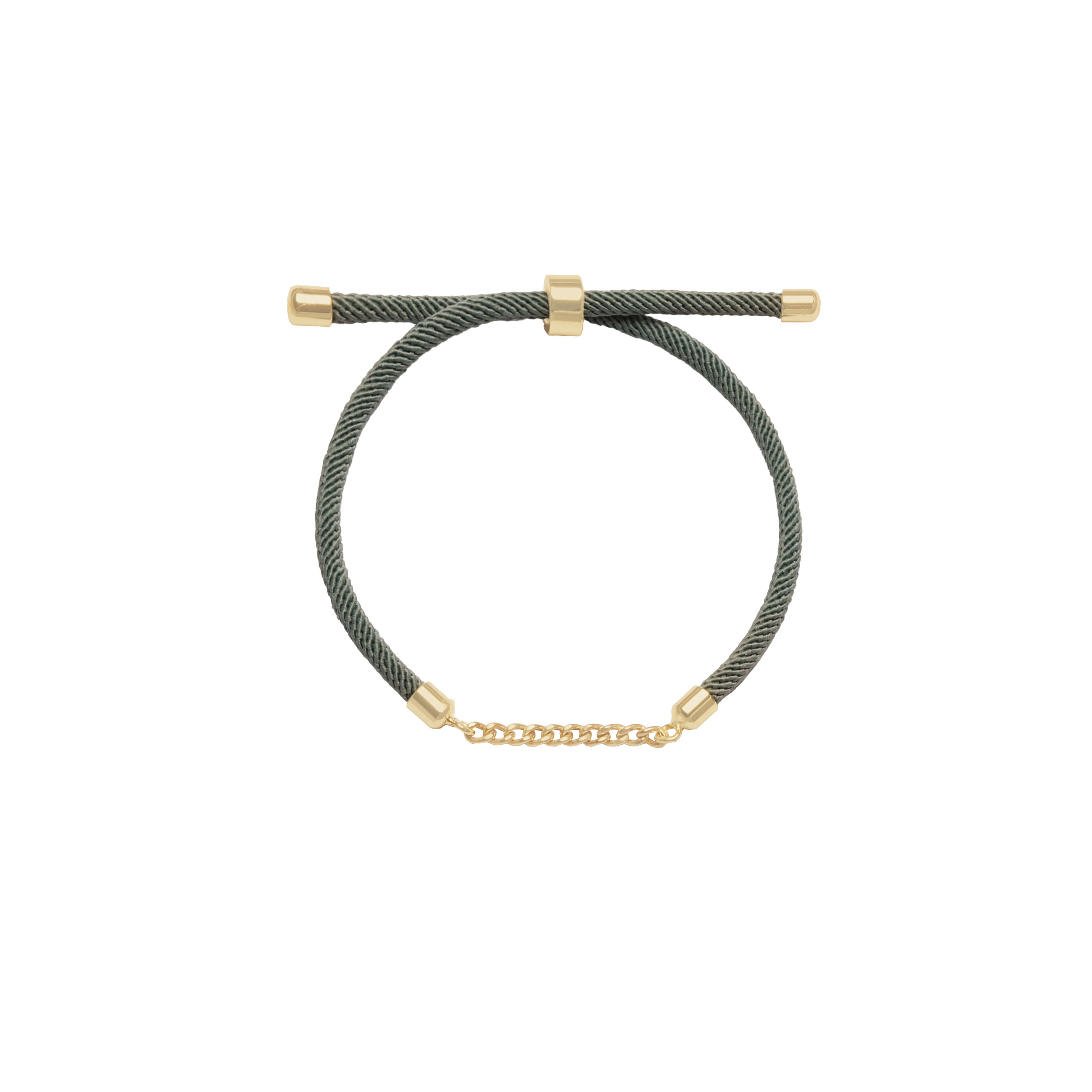 دستبند-بند-طنابی-و--کارتیه-یشمی دستبند کارتیه و بند طنابی سبز یشمی (10 حلقه)