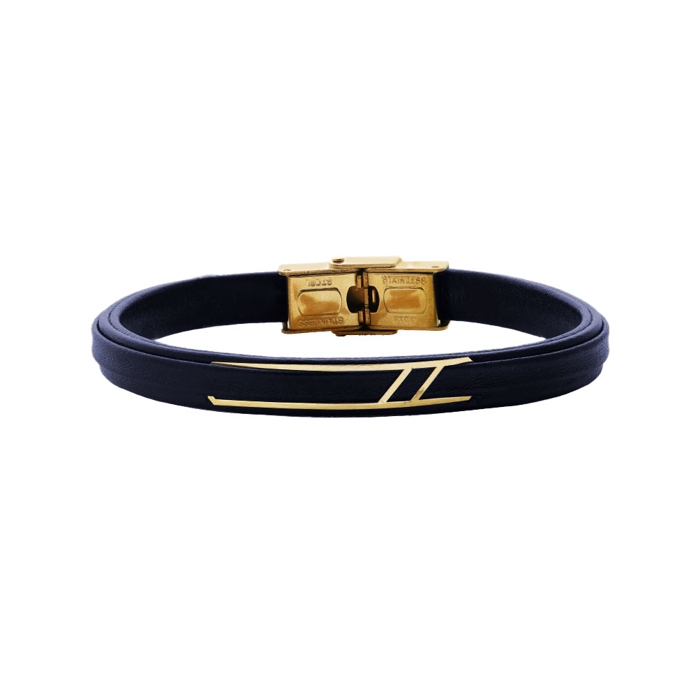 دستبند-مستطیل-و-دو-خط-مورب-مردانه-سورمه-ای دستبند مستطیل و دو خط مورب مردانه سرمه ای