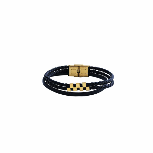 دستبند مردانه سرمه ای LNI