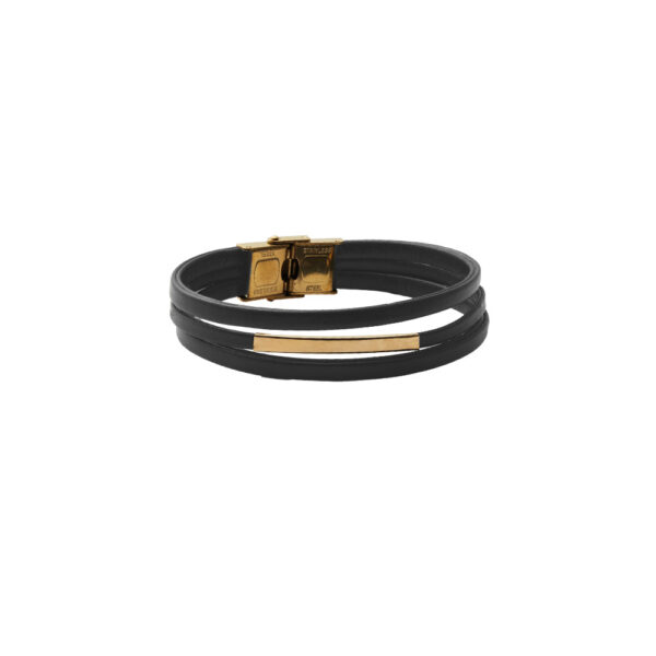 دستبند سه لاین مردانه LH81 خاکستری