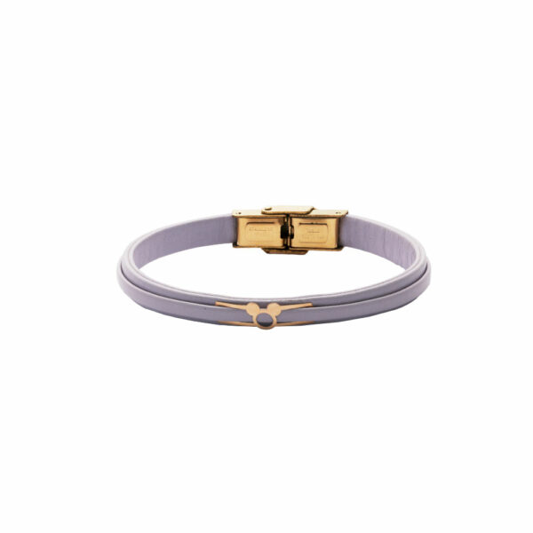 دستبند LP100140 میکی موس و چرم یاسی