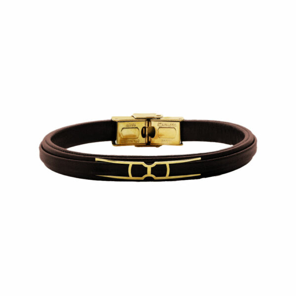 دستبند کمربند و چرم مردانه قهوه ای