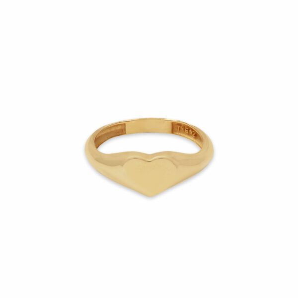 انگشتر قلب تخت