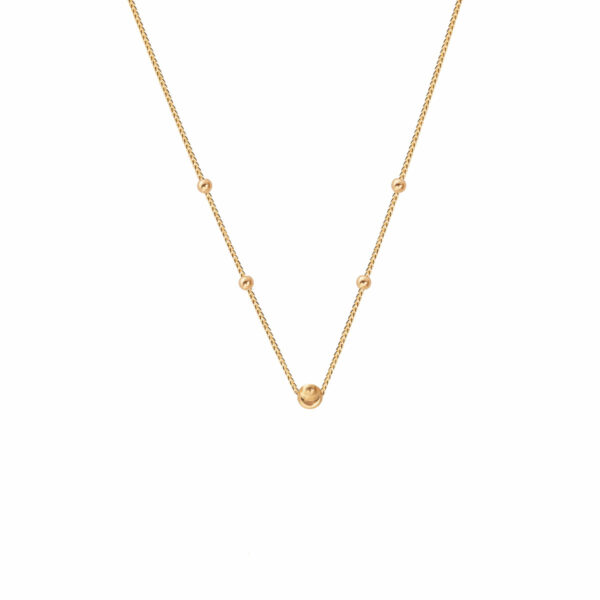 گردنبند تک گوی و تمام گوی ظریف