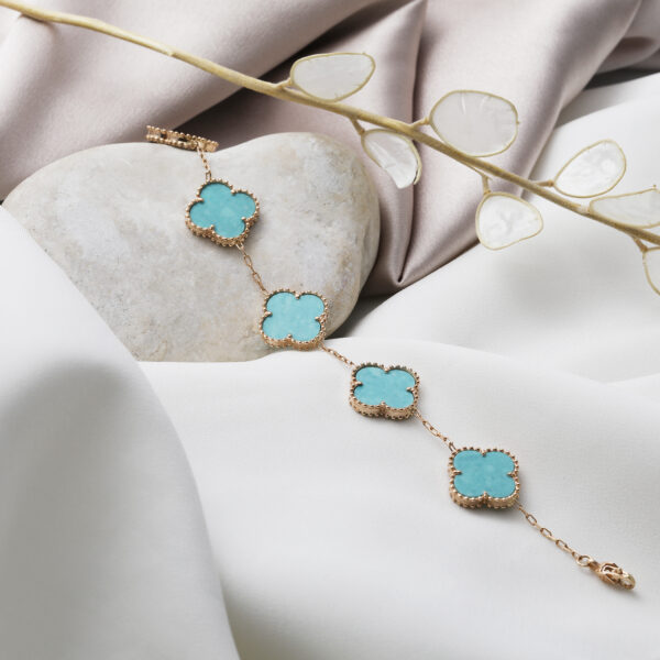 دستبند طرح ونکلیف بلو اسکای پنج تایی جدید