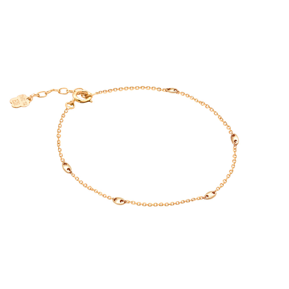 دستبند-تمام-چین-هرمس-بیضی دستبند تمام چین هرمس بیضی