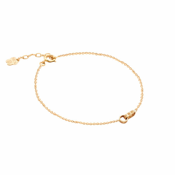 دستبند دو حلقه کارتیه بیضی