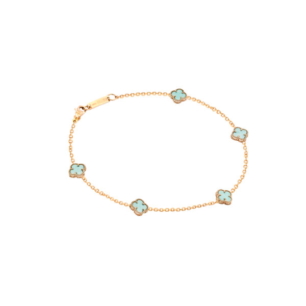 دستبند طرح ونکلیف بلو اسکای پنج تایی کوچک