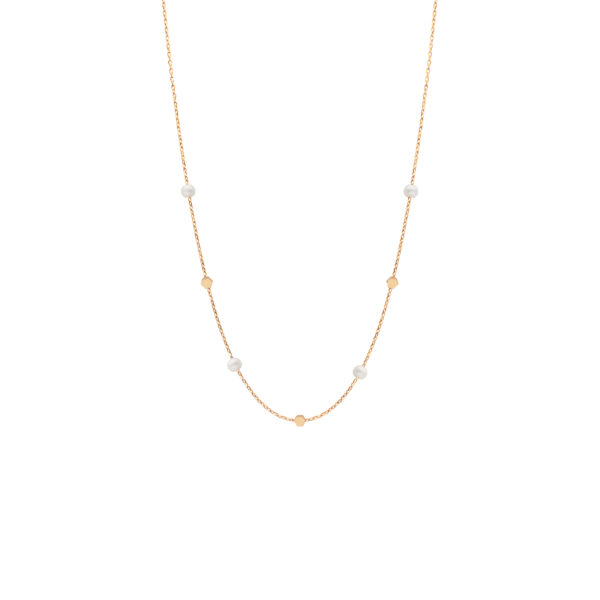 گردنبند آدرین برجسته و مروارید