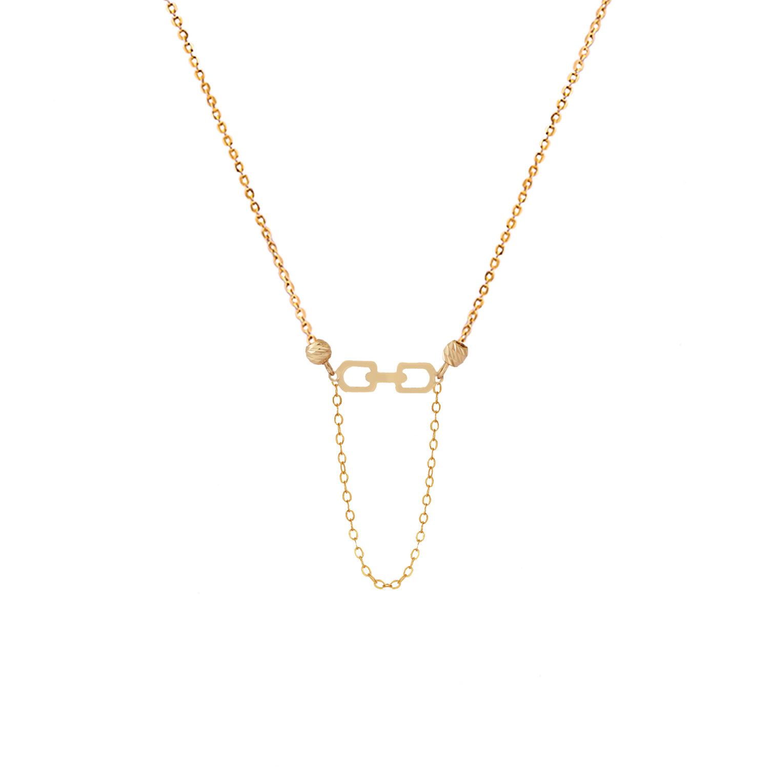 گردنبند-البرناردو-عینکی-زنجیری گردنبند البرناردو عینکی زنجیری