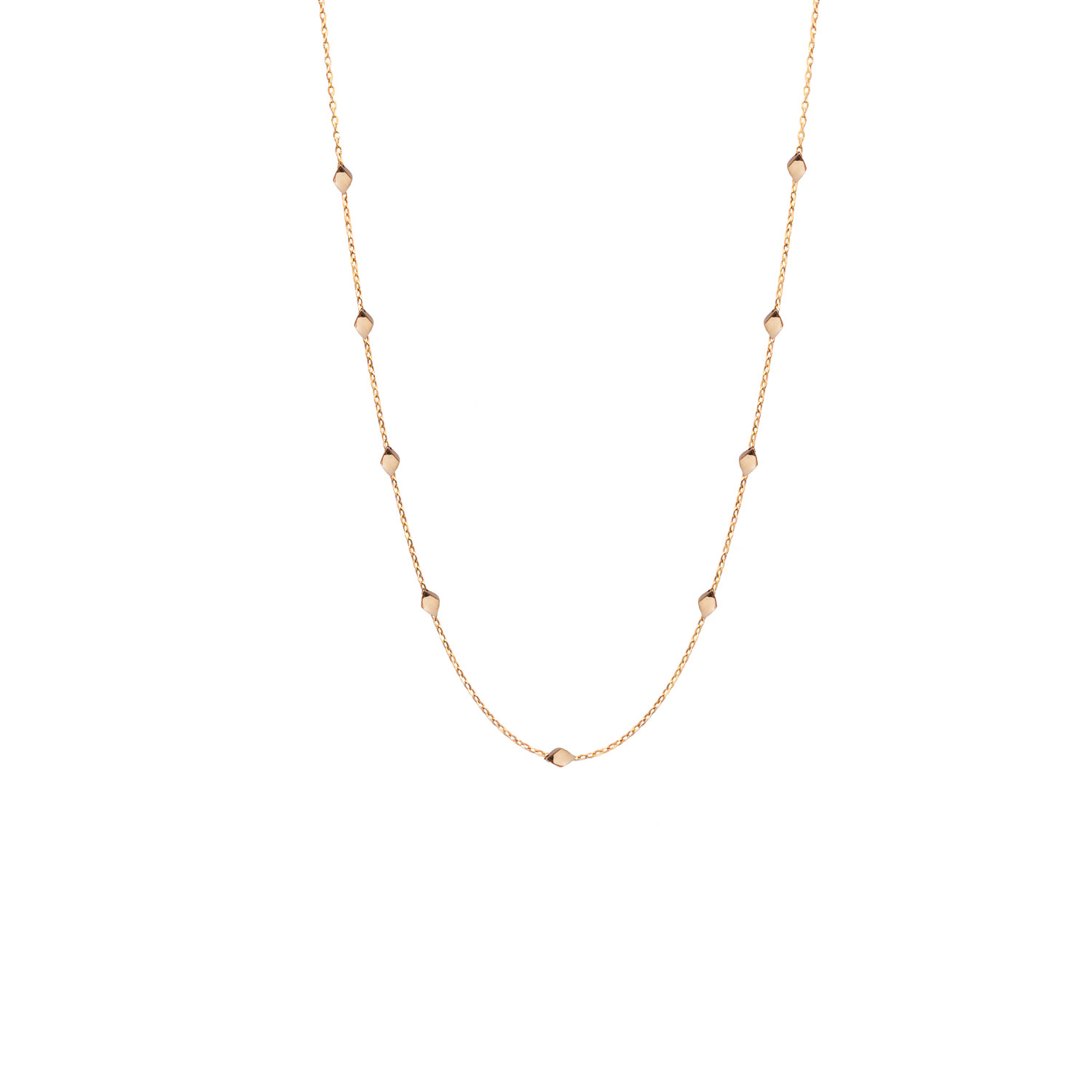 گردنبند-تمام-لوزی-ظریف گردنبند تمام لوزی ظریف