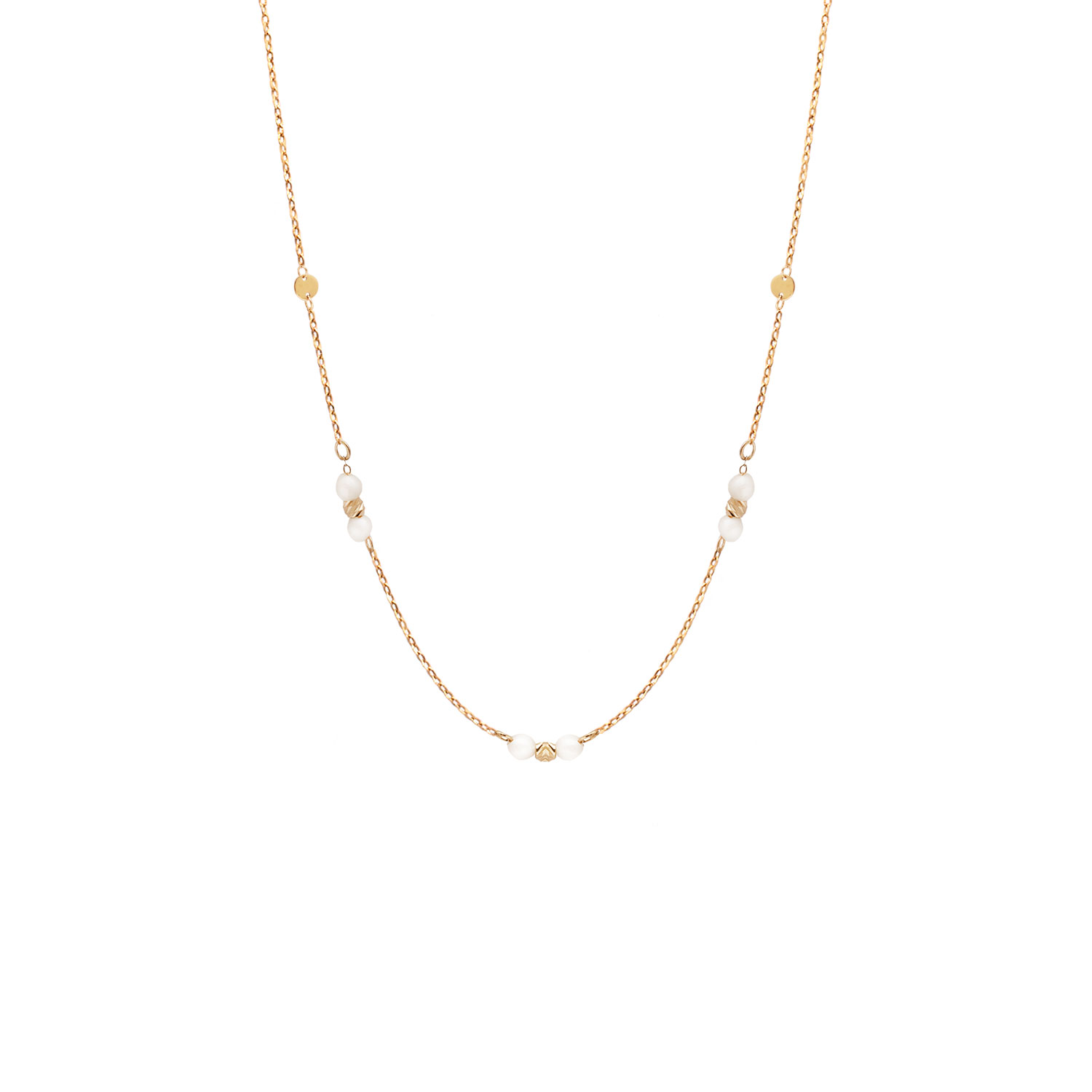 گردنبند-تمام-مروارید-و-البرناردو-و-سکه گردنبند تمام مروارید و البرناردو سکه