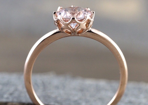 ست کردن طلای رزگلد- انتخاب طلای رزگلد با رنگ نگین مناسب