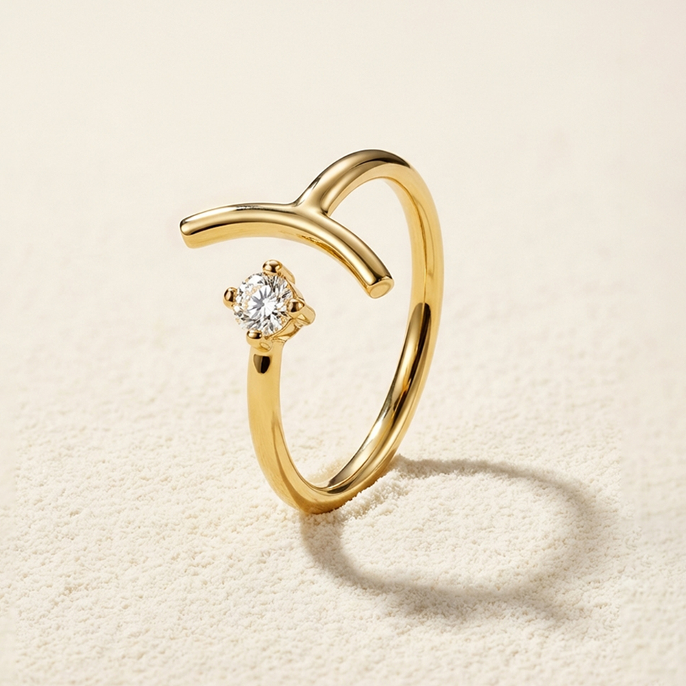 انگشتر-هلال-و-نگین-ظریف