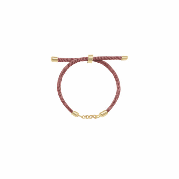 دستبند کارتیه (4 حلقه) و بند طنابی کالباسی