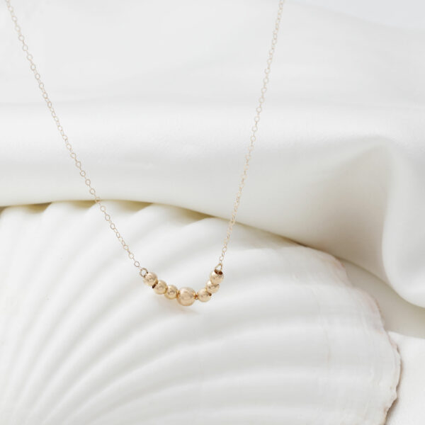 گردنبند تک گوی و سه گوی ظریف