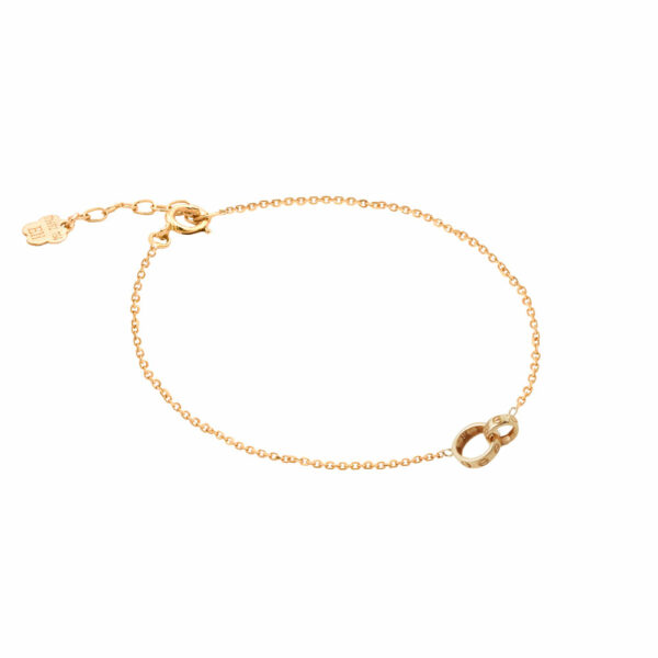 دستبند دو حلقه کارتیه سوپر ظریف الی