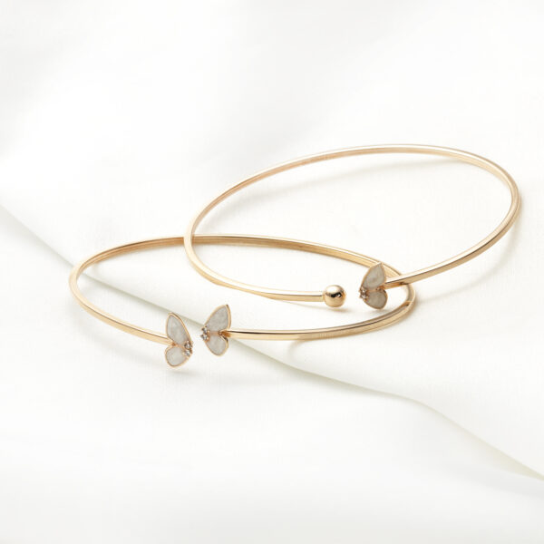 النگو پروانه ونکلیف مینایی نیمه و گوی