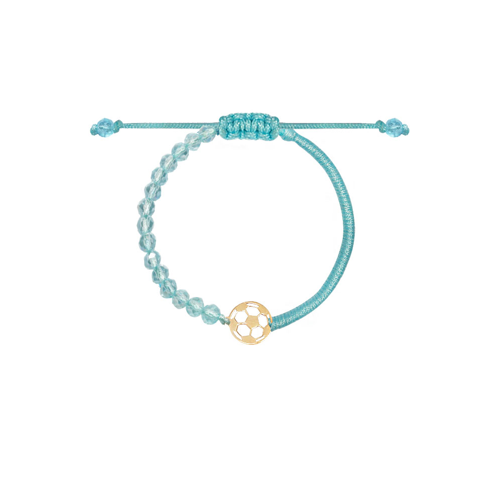 دستبند-توپ-فوتبال دستبند توپ فوتبال و بافت و سنگ فیروزه ای