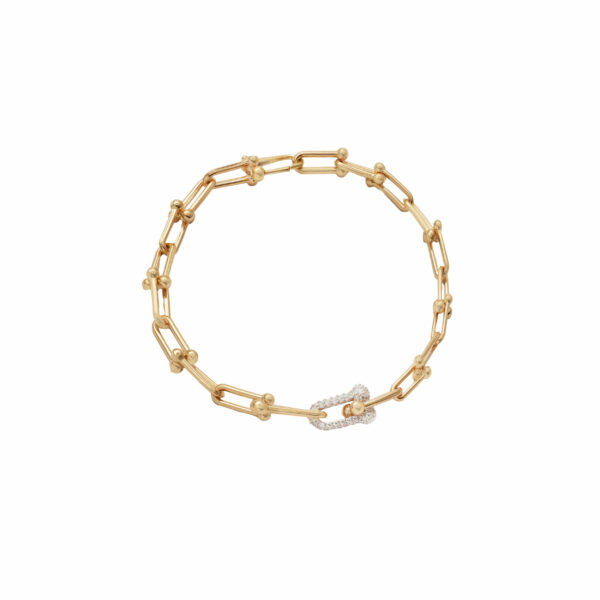 دستبند تیفانی سبک نگین دار الی ظریف