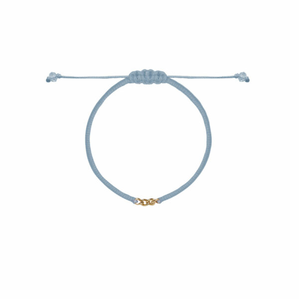 دستبند کارتیه بچه گانه بافت آبی