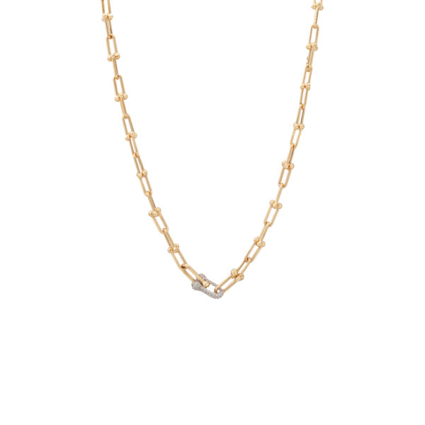 گردنبند تیفانی سبک نگین دار الی ظریف