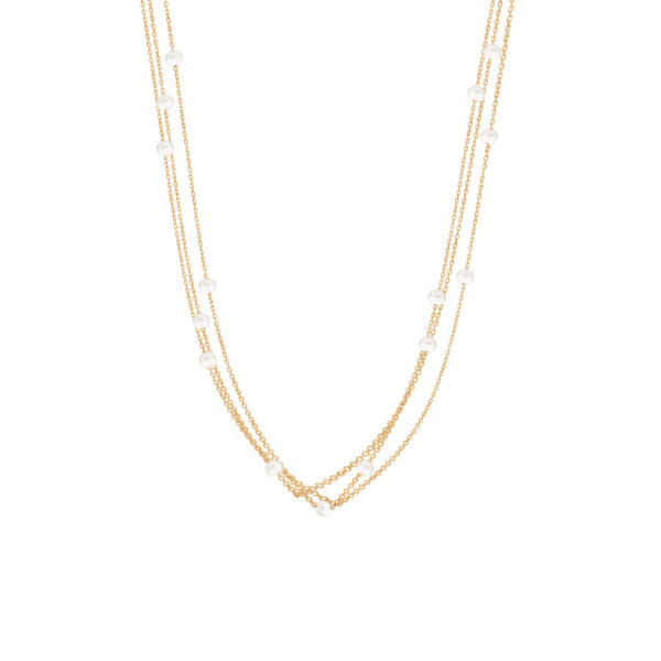 گردنبند سه رج مروارید نیو